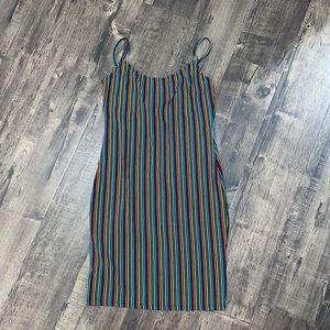 Sleeveless striped dress